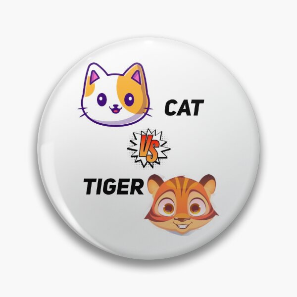 Item preview, cat vs tiger designed and sold by saladiin.