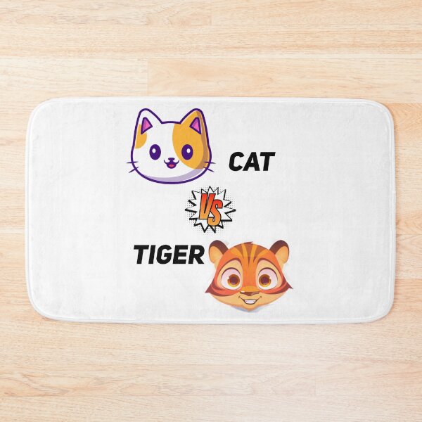 Item preview, cat vs tiger designed and sold by saladiin.