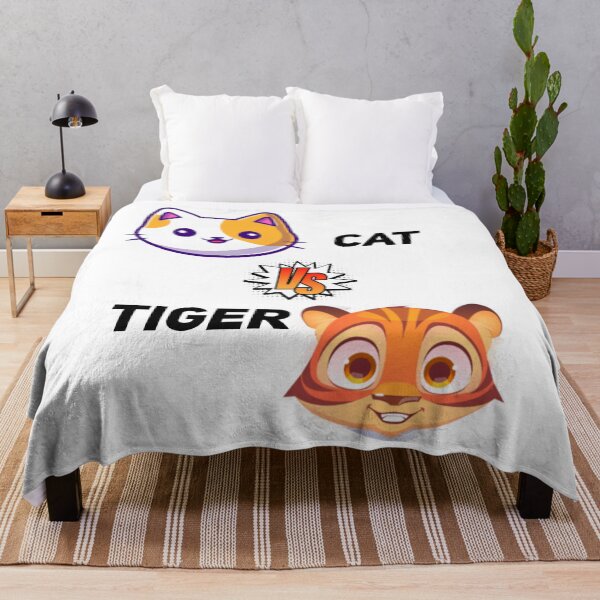 Item preview, cat vs tiger designed and sold by saladiin.