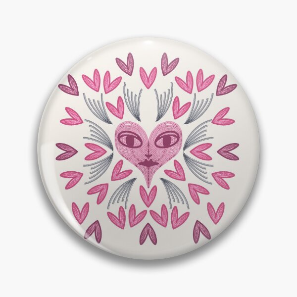 Item preview, Comic heart face motif, funny love hearts sketch designed and sold by Melanie-Palmer.