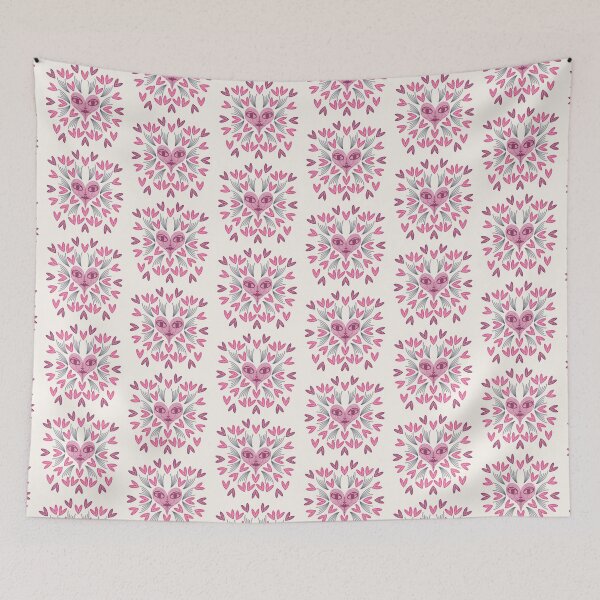 Item preview, Comic heart face motif, funny love hearts sketch designed and sold by Melanie-Palmer.