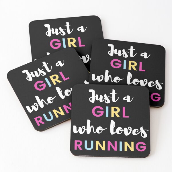 Item preview, Just a girl who loves running designed and sold by TheGreenGoat.