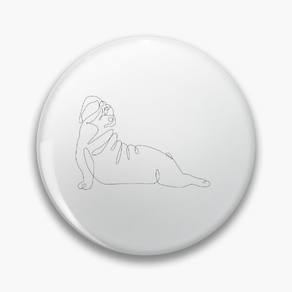 Item preview, One Line English Bulldog Upward Facing Dog designed and sold by Huebucket.