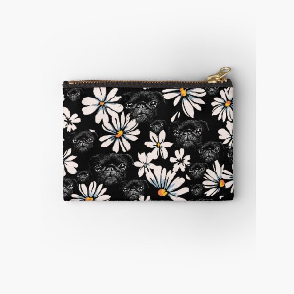 Item preview, Black Pugs And Daisy  designed and sold by THISPUGVIBE.