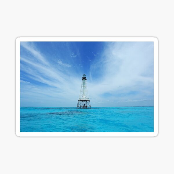 Alligator Reef Light Sticker