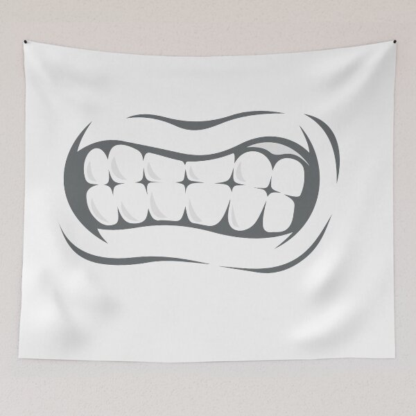 Item preview, Mouth - Angry (Gray) designed and sold by miTeless seDign.