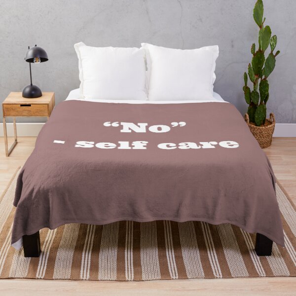 Item preview, No, self care - positive mental health quote. designed and sold by Theleochick.