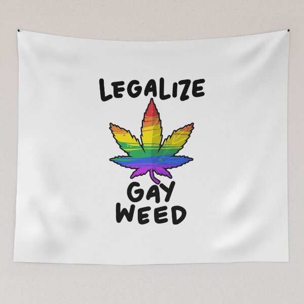 Item preview, Legalize Gay Weed LGBTQ Cannabis Gift designed and sold by TTFMerch.