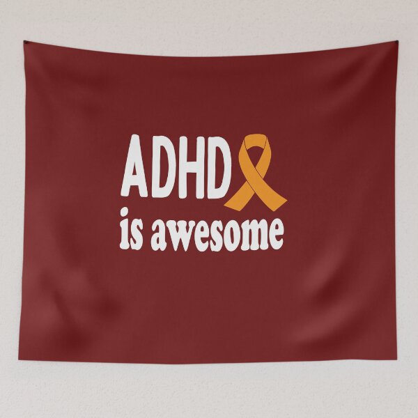 Aperçu de l'œuvre adhd est génial, superpuissance adhd, citations adhd créée et vendue par yassiny.