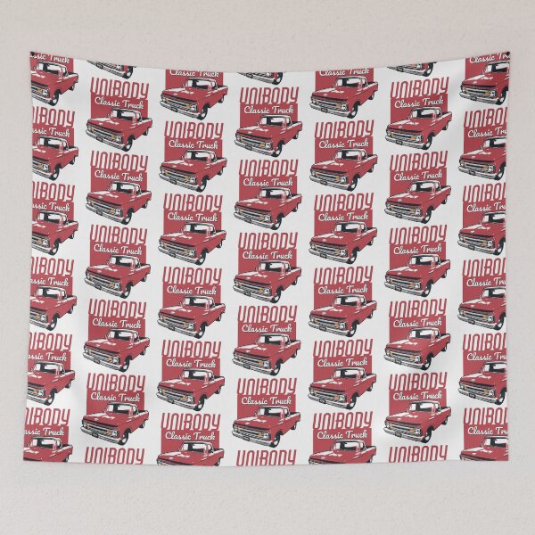 Item preview, 61/62 Dark Red Blue F Truck designed and sold by CoolRide.