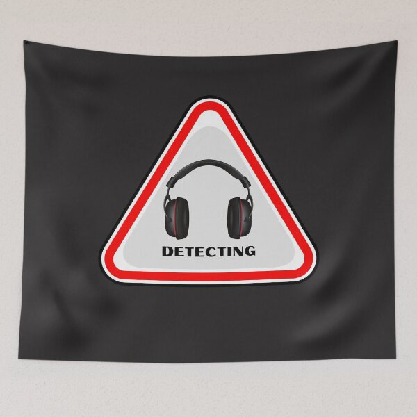 Item preview, METAL DETECTING WARNING designed and sold by kawrdesigns.