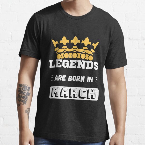 born in march t shirts buy online