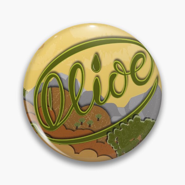 Item preview, Olive tree, landscape. In illustration style designed and sold by Svetaslavna.