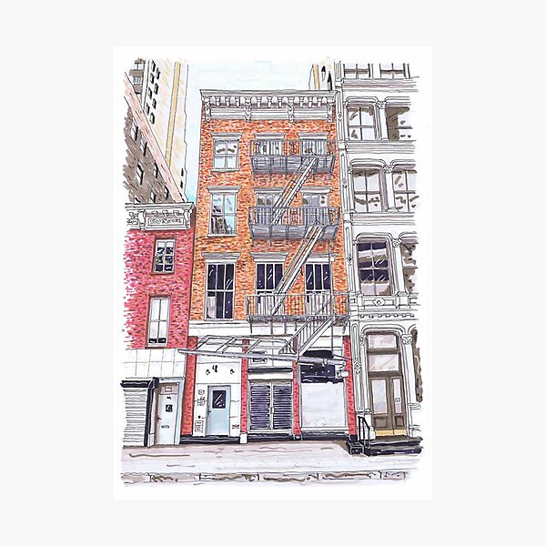 A little Life book - Lispenard Street - Hanya Yanagihara - New York Photographic Print