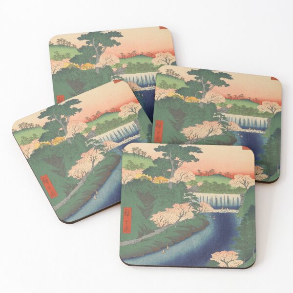 Item preview, Otonashi River Park Vintage Ukiyo-e Japanese Art designed and sold by VintageArchive.