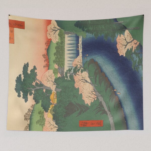 Item preview, Otonashi River Park Vintage Ukiyo-e Japanese Art designed and sold by VintageArchive.