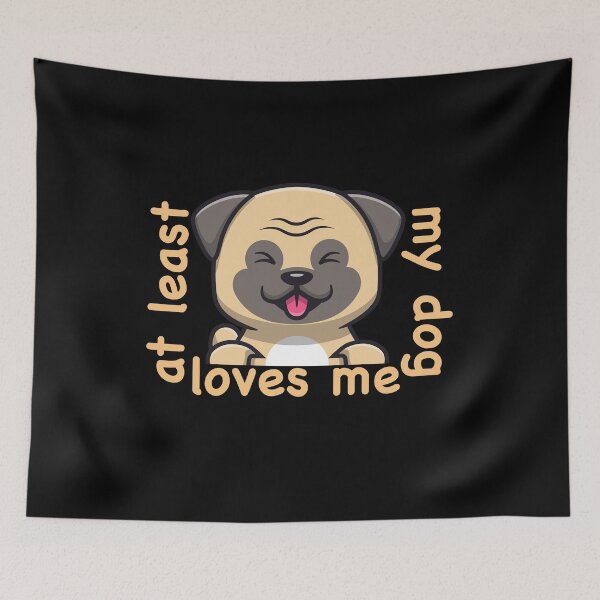 Item preview, at least my dog loves me t-shirt designed and sold by mozax.
