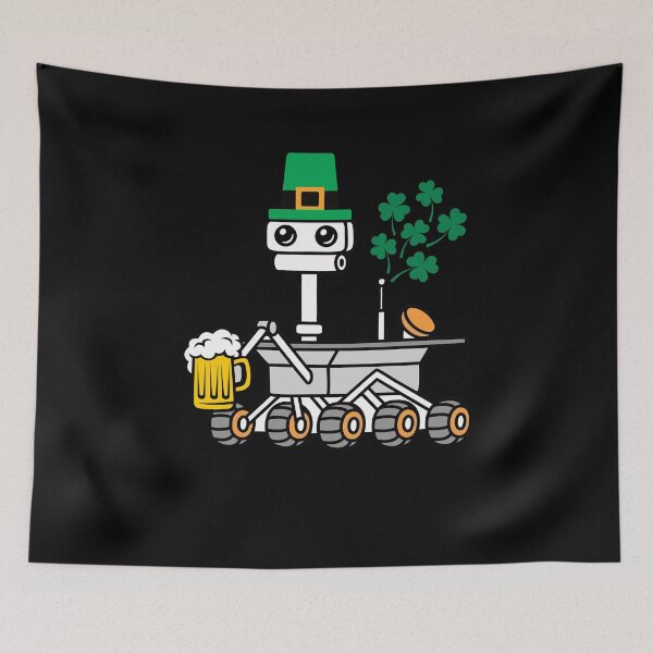 Item preview, Colonize Mars Perseverance St. Patricks Day Rover Shamrock designed and sold by trendo.