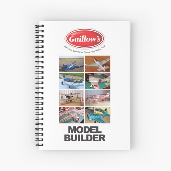 Guillow model builder Spiral Notebook