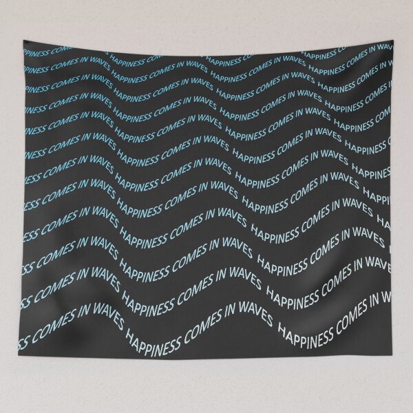 Item preview, Happiness Comes In Waves designed and sold by WibbleDesign.