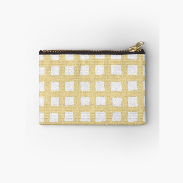 Item preview, Painted Squares Geometric Pattern - Yellow and White designed and sold by vortexatelier.