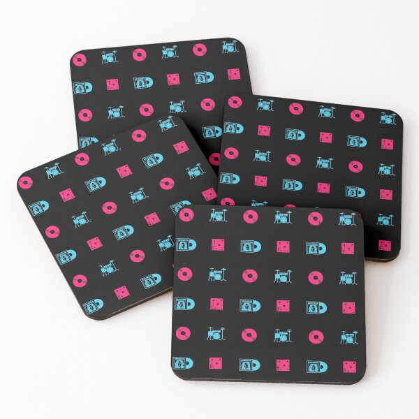 Item preview, Retro music and records pattern. designed and sold by iconatastic.
