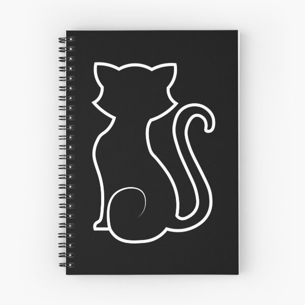 Item preview, Little black cat silhouette designed and sold by CyrielleShop.