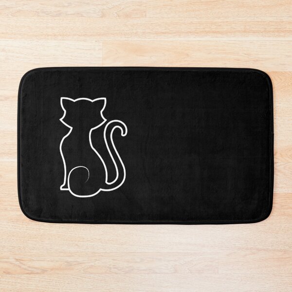Item preview, Little black cat silhouette designed and sold by CyrielleShop.