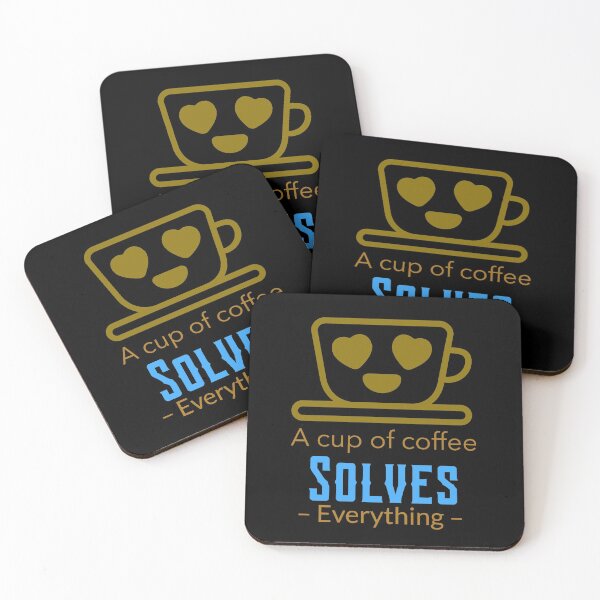 Item preview, A cup of coffee solves everything cute cup 2021  designed and sold by Socool101.