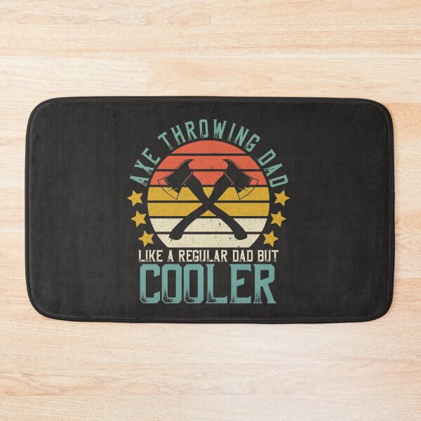 Item preview, Retro Father's Day Axe Throwing Dad Like A Regular Dad But Cooler designed and sold by DreamColor.