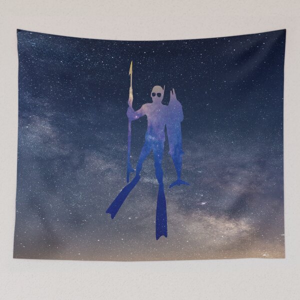 Item preview, Spearfishing & freediving galaxy design designed and sold by Live  Today.