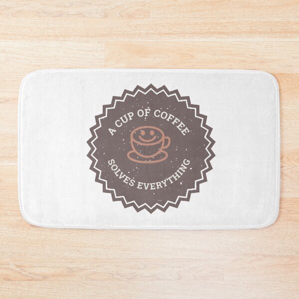 Item preview, A cup of coffee solves everything  designed and sold by Socool101.