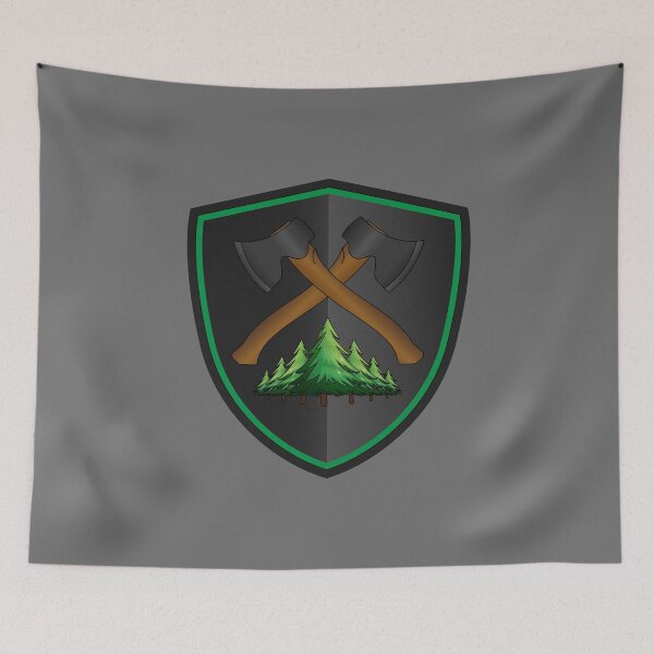Item preview, Axe Coat of Arms - Forest designed and sold by LaftaDesign.
