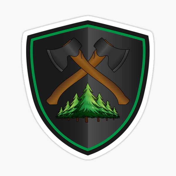 Item preview, Axe Coat of Arms - Forest designed and sold by LaftaDesign.