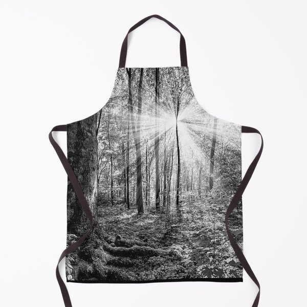 Item preview, Sun Shining Through Trees in Monochrome designed and sold by CoolHippoQuotes.