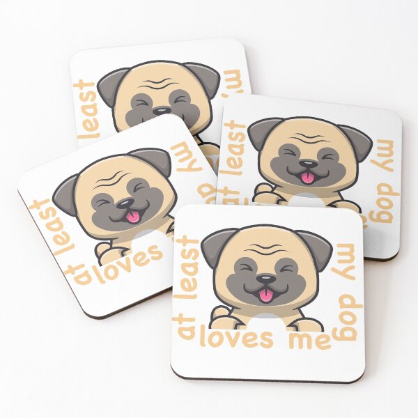 Item preview,  at least my dog loves me t-shirt designed and sold by mozax.