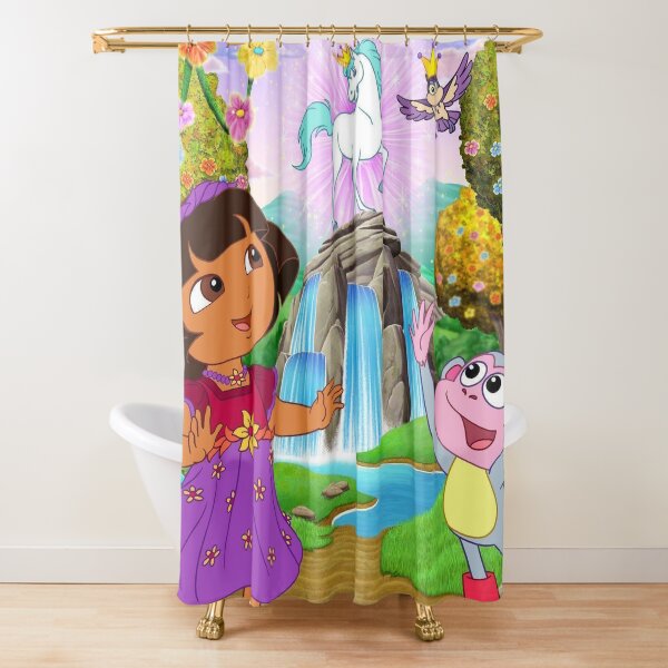 Boots Dora Shower Curtains Redbubble