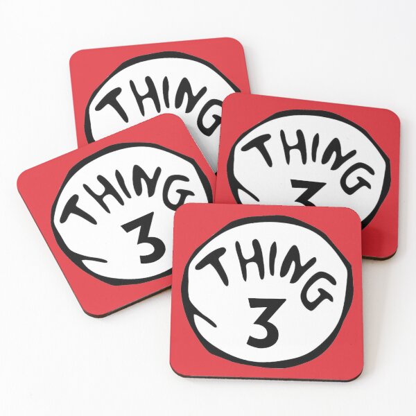 Item preview, thing three Emblem RED designed and sold by Elonshop.