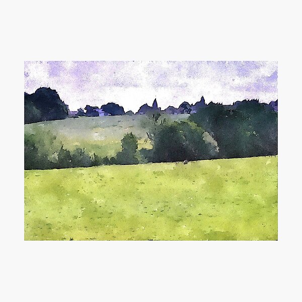 English Landscape Photographic Print