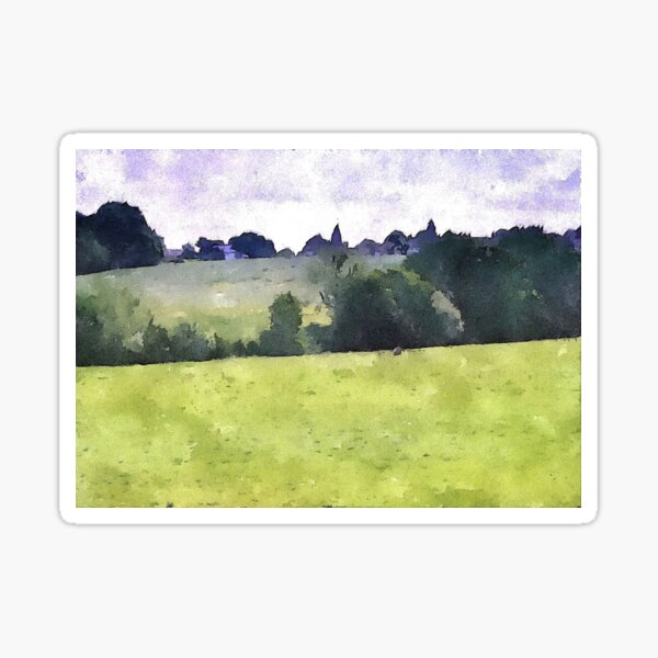 English Landscape Sticker