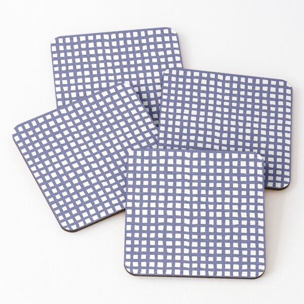 Item preview, Painted Squares Geometric Pattern - Light Purple and White designed and sold by vortexatelier.