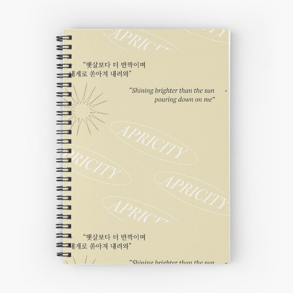 Item preview, AB6IX - apricity lyrics minimal design designed and sold by Tishisnotonfire.