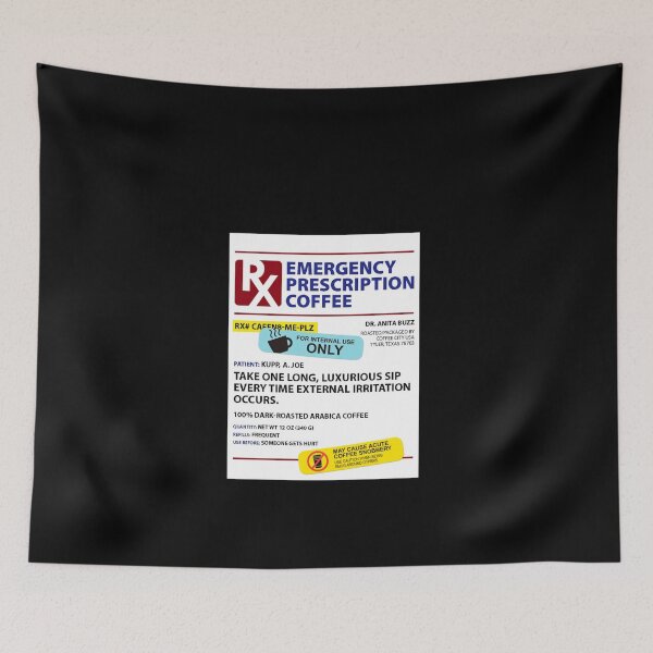 Item preview, Coffee prescription-  designed and sold by NomiBee.
