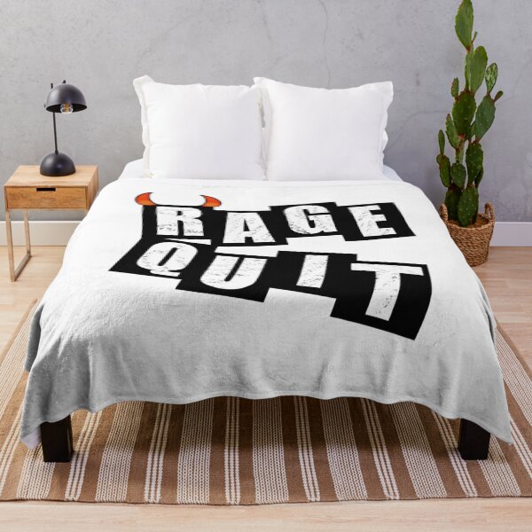 Item preview, Rage Quit - White designed and sold by BusyMonkeys.