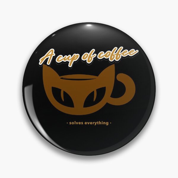 Item preview, A cup of coffee solves everything  designed and sold by Socool101.