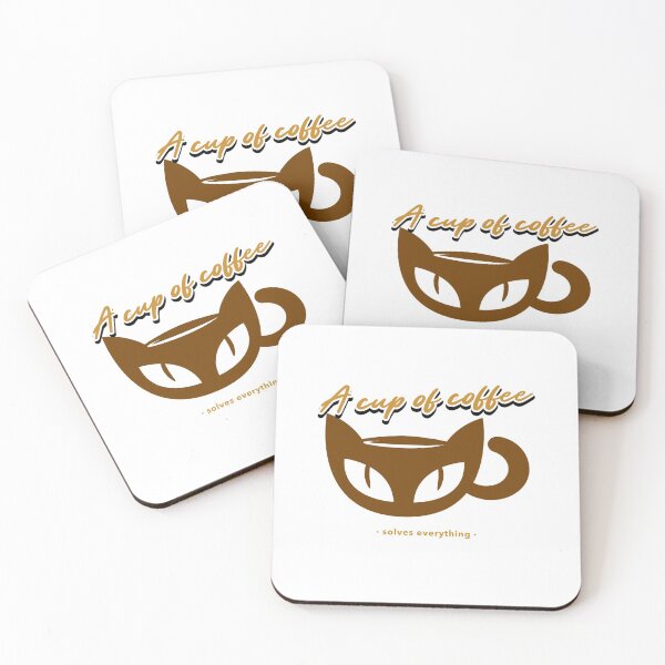 Item preview, A cup of coffee solves everything  designed and sold by Socool101.