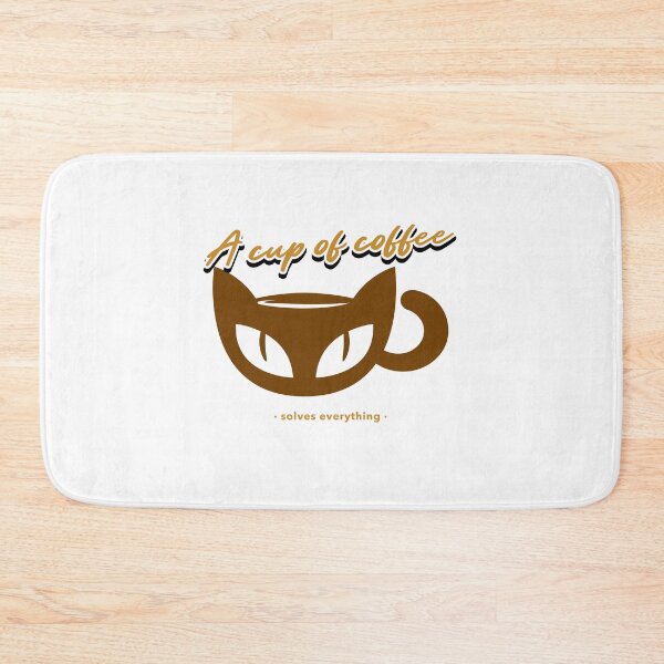 Item preview, A cup of coffee solves everything  designed and sold by Socool101.