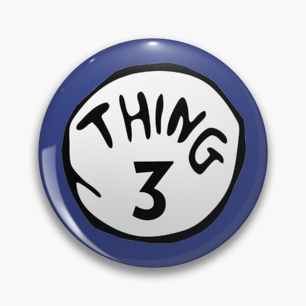Item preview, thing three Emblem RED designed and sold by Elonshop.
