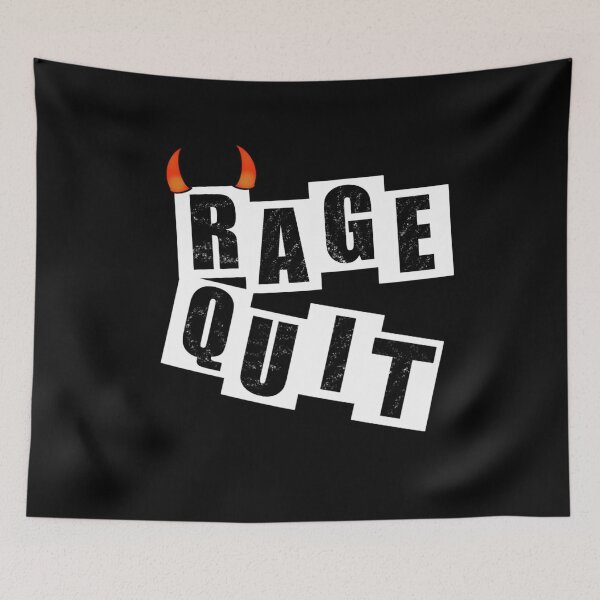 Item preview, Rage Quit - Black designed and sold by BusyMonkeys.