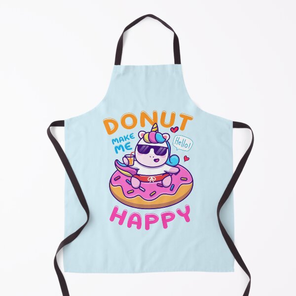Artikelvorschau, Donut macht mich glücklich. Süßes Einhorn. entworfen und verkauft von PM-ArtStudio.